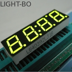 Merah Kuning 4 Digit 7 Segmen Tampilan LED Untuk Timer Jam 500mm