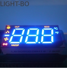 Multi Warna 0,50lnch Tiga Digit Tujuh Segmen LED Display Untuk Pemanasan anoda umum CC / CA waktu umur panjang