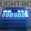 10.2mm 6 Digit 7 Segmen LED Display Biru / Kuning Warna Kinerja Stabil