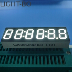 6 Digit 7 Segmen LED Display, Ultra Bright White LED Jam Diplay 0.36 Inch