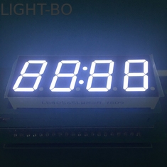 Kecerahan Tinggi 0,56 &quot;Tampilan Jam LED Warna Putih Ultra Rendah Konsumsi Daya