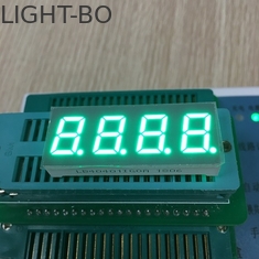 Murni Hijau 7 Segmen LED Display 0.4 Inch 4 Digit High Luminous Intensity