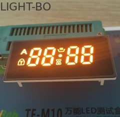 Bright Amber 4 Digit Seven Segment Display Common Anode Untuk Kontrol Timer Oven