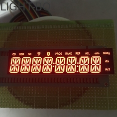 Bluetooth Audio Layar Led Alfanumerik 8 Digit 14 Segmen Ultra Merah Mudah Pemasangan