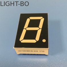 Single Digit 7 Segmen Led Display Umum Anoda 60-70mcd Intensitas Lumious 14.2mm