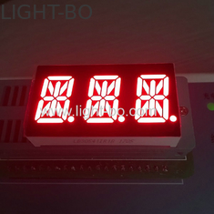 Triple Digit 14 Segmen LED Display Common Cathode Red untuk Panel Instrumen