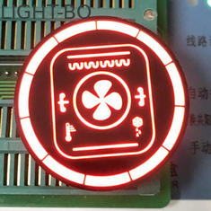 Bulat Disesuaikan 7 Segmen Tampilan LED Untuk Kontrol Suhu