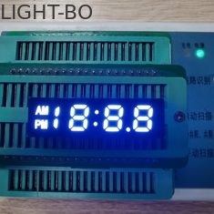 0.25Inch Empat Digit 7 Segmen Tampilan LED Ultra Putih untuk Jam
