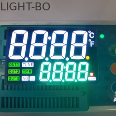 18mm Tinggi 7 Segmen LED Display 80mW Dual Line 4 Digit Untuk Panel Instrumen