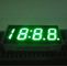 Putih terang 4 digit angka 7 segmen LED menampilkan untuk mobil Clock indikator