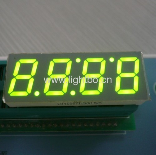 4 digit 0,56 inci Umum Katoda Ultra terang Merah 7 Segmen LED Display