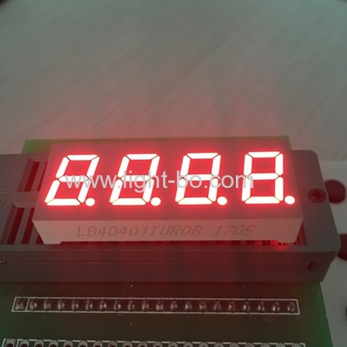 4 digit 0.4 anoda umum murni hijau 7 segmen dipimpin layar untuk panel instrumen