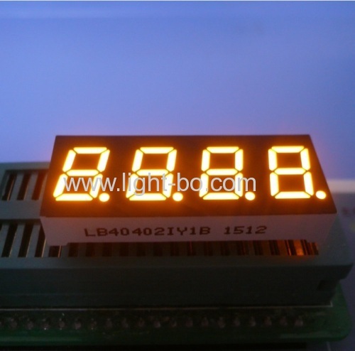 4 digit 0.4 anoda umum murni hijau 7 segmen dipimpin layar untuk panel instrumen