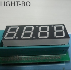 Tampilan LED Empat Digit Tujuh Segmen 100 - 120mcd Untuk Tampilan Jam LED Microwave