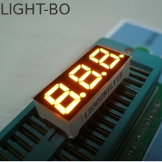 Tiga Digit Mini 7 segmen LED Display Multiplexing untuk indikator kuning