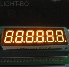 9.2mm Common Cathode 6 Digit 7 Segmen Led Display Untuk Indikator Panel Instrumen