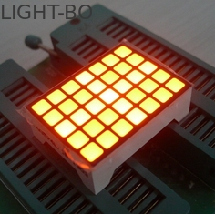 Yellow 14 Pins Square LED Matrix Screen, 5x7 LED Matrix Tahan Air