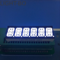 Ultra white 10mm Six digit 14 segmen display led anoda umum untuk panel Instrument