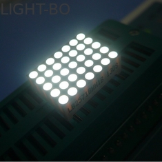 Ultra Bright Putih 5x7 Led Dot Matrix Tampilan Baris Anode 0.7 &quot;Moving Signs Application
