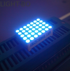 Konsistensi Baik 5 x 7 LED Dot Matrix Tampilan Kuning Segmen Wajah Hitam
