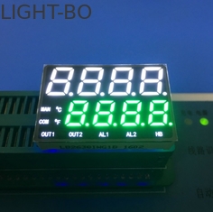 Memancarkan Ultra White 8 Digit 7 Segmen LED Display Untuk Indikator Suhu