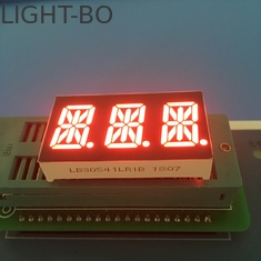 0,54 &quot;3 Digit 14 Segmen LED Display Alfanumerik Super Bright Red LED Color