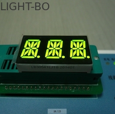 Super Amber Triple Digit 14 Segmen LED Display Full Color 0,56 Inch Untuk Indikator Digital