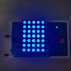 Layar LED Biru Terang 14 Pin 635nm 100mcd 5x7 Dot Matrix