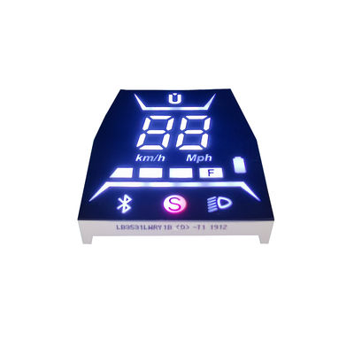 Harga yang bagus 2 Digit 7 Segmen Led Display 70mcd Common Cathode Untuk Balance Scooter on line