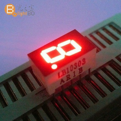 Harga yang bagus Single Color 1 Digit 0.3inch Seven Segment Led Display Untuk Peralatan Rumah on line