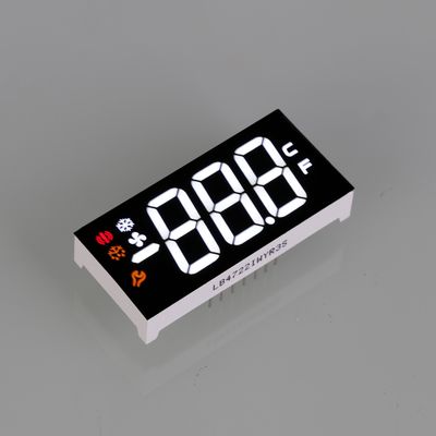 Harga yang bagus Ultra Bright White 3 digit Seven Segment LED Display Untuk Pengontrol Suhu on line