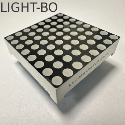 Harga yang bagus LED Display Cathode Bi-Colour Green/Red 3mm 8*8 DOT Matrix Stabler Performance untuk moving signs on line