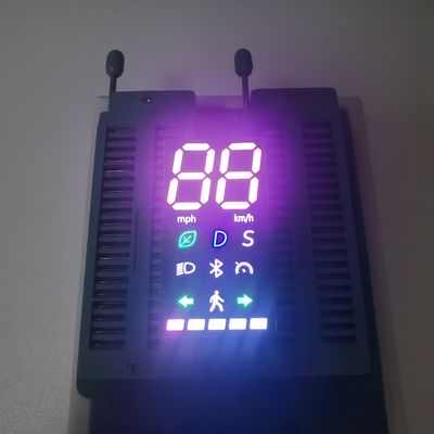 Harga yang bagus Ultra Bright White/Red Bi-Color Custom Led Display Seven Segment Led Display Untuk Skuter Listrik Xiaomi on line