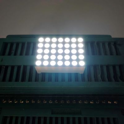 Harga yang bagus 0.7inch 5 x 7 DOT Matrix Ultra White LED Display untuk Listrik Lantai Nomor Indicator on line