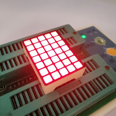 Harga yang bagus Tampilan LED Dot Matrix Persegi 5*7 Super Terang Merah untuk Indikator Lantai Lift on line