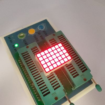 Harga yang bagus Super Bright Red 5*7 Square DOT Matrix LED Display untuk Indikator Lantai Lift on line