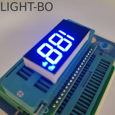 Harga yang bagus Tampilan LED 7 Segmen 3 Digit Kustom Biru untuk Kontrol Freezer on line