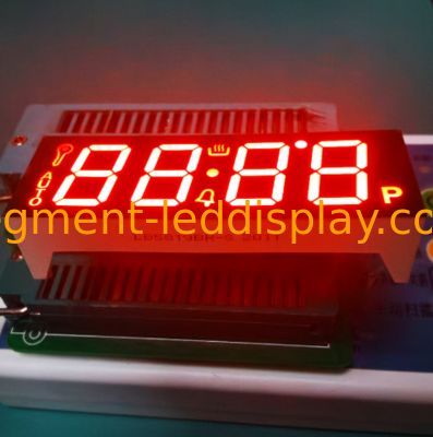 Harga yang bagus Tampilan LED 7 Segmen 4 Digit Ultra Merah Anoda Umum untuk pengontrol timer oven on line