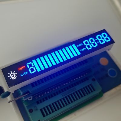 Harga yang bagus Tampilan LED Segmen 7 Custom Biru / Putih / Merah Cerah Untuk Hood Dapur on line