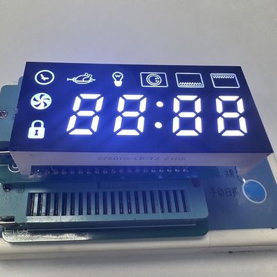 Harga yang bagus Pure White 7 Segment LED Display 4 Digit Common Cathode untuk Pengendalian Timer Oven on line