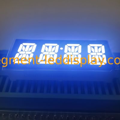 Harga yang bagus Tampilan LED 14 Segmen 10.2mm 4 Digit Ultra Putih Kustom common anode untuk peralatan rumah tangga on line