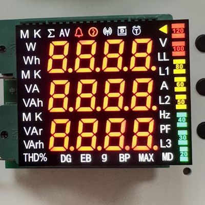 Harga yang bagus Multicolour 3 Row 4 Digit LED Display for Electrical Multimeters on line