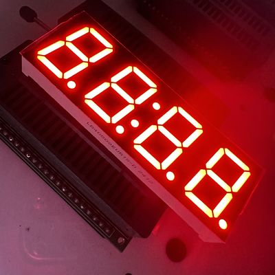 Harga yang bagus High-Visibility Ultra Red 4-Digit LED Clock Display Unit on line
