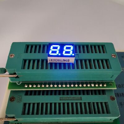 Harga yang bagus Ultra Bright Blue 2digit 7 Segmen LED Display untuk Sistem Elektronik on line