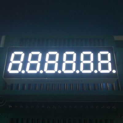 Harga yang bagus 6 digit 9.2mm Ultra Bright White 7 Segment LED Display Common Cathode untuk Digital Countdown Timer on line