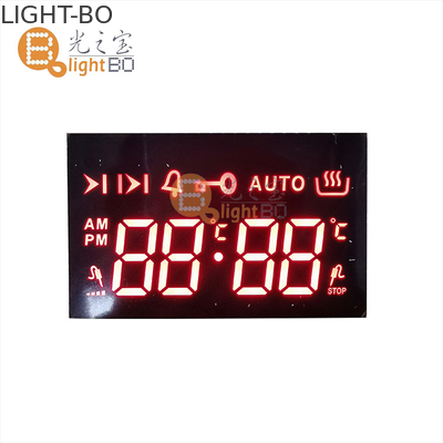 Harga yang bagus 0,58 Inch 7 Segmen Layar Led Untuk Waktu Oven Tombol Sentuh Multifungsi on line