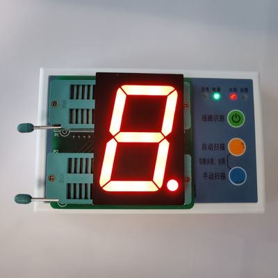Harga yang bagus 7 Segmen 1.8in 80mW 635nm 35mcd Layar LED Digit Tunggal on line