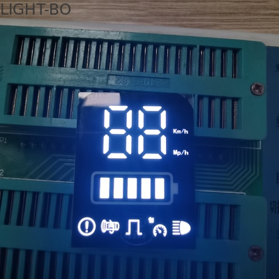 Harga yang bagus 10.4mm 7 Segmen Led Display 120mcd Untuk Skuter Listrik on line