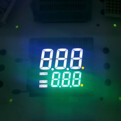 Harga yang bagus 3 Digit Led 7 Segment Display Dual Line 120mcd 20mA Untuk Panel Instrumen on line