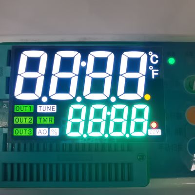 Harga yang bagus 18mm Tinggi 7 Segmen LED Display 80mW Dual Line 4 Digit Untuk Panel Instrumen on line